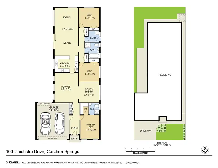 Floorplan of Homely house listing, 103 Chisholm Drive, Caroline Springs VIC 3023