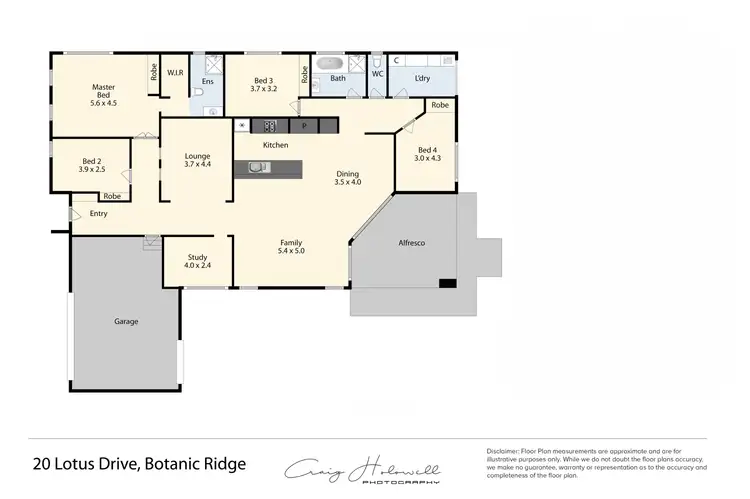 Floorplan of Homely house listing, 20 Lotus Drive, Botanic Ridge VIC 3977