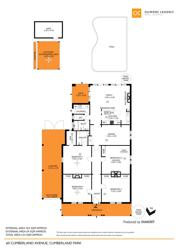 Floorplan of Homely house listing, 60 Cumberland Avenue, Cumberland Park SA 5041