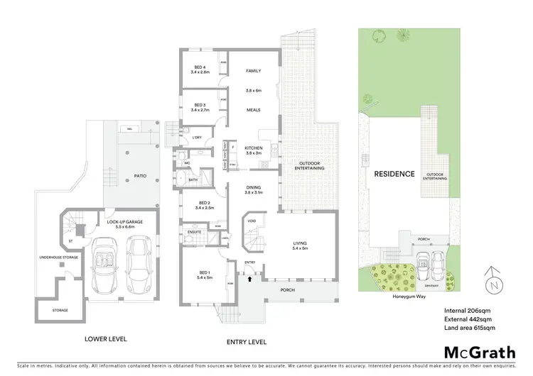 Floorplan of Homely house listing, 9 Honeygum Way, Mardi NSW 2259