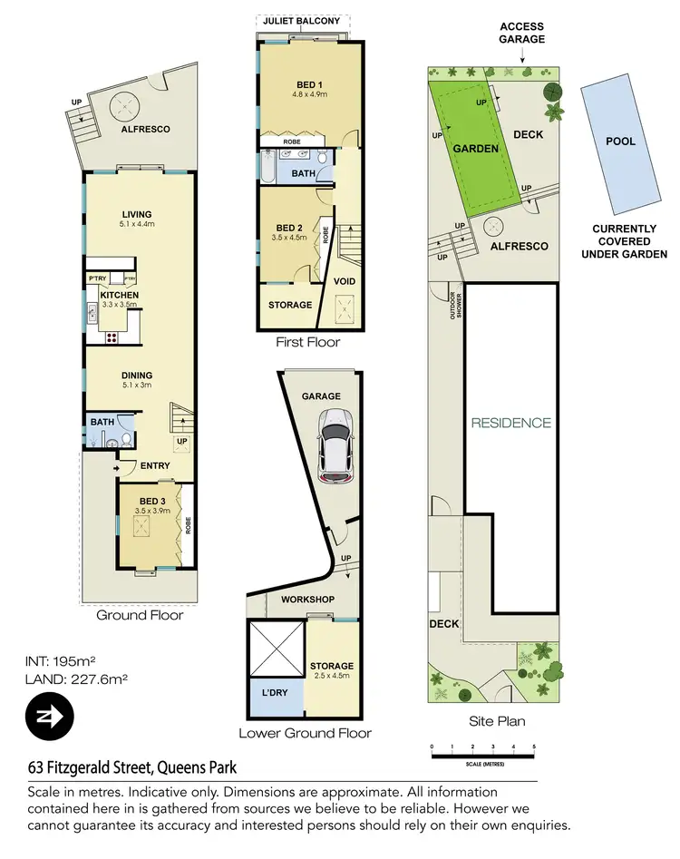 Floorplan of Homely house listing, 63 Fitzgerald Street, Queens Park NSW 2022