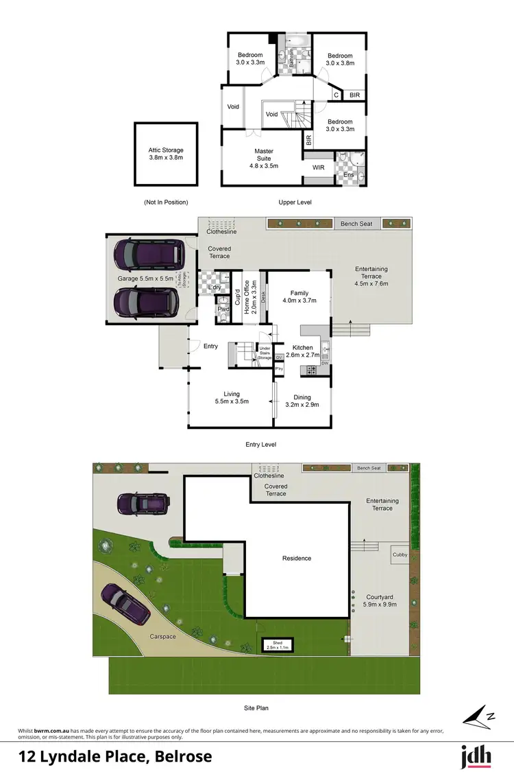 Floorplan of Homely house listing, 12 Lyndale Place, Belrose NSW 2085