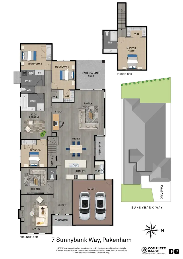 Floorplan of Homely house listing, 7 Sunnybank Way, Pakenham VIC 3810