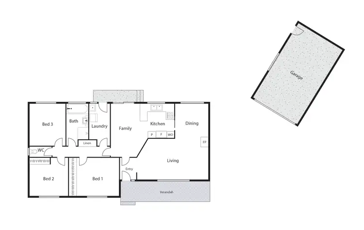 Floorplan of Homely house listing, 20 Henry Melville Crescent, Gilmore ACT 2905