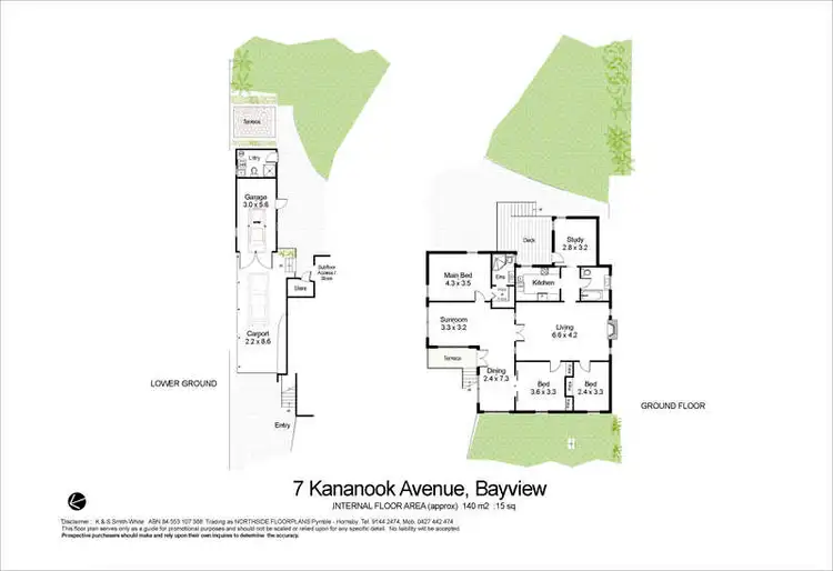 Floorplan of Homely house listing, 7 Kananook Avenue, Bayview NSW 2104