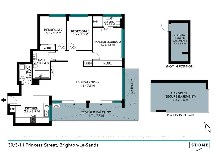 Floorplan of Homely apartment listing, 39/3-11 Princess Street, Brighton-Le-Sands NSW 2216