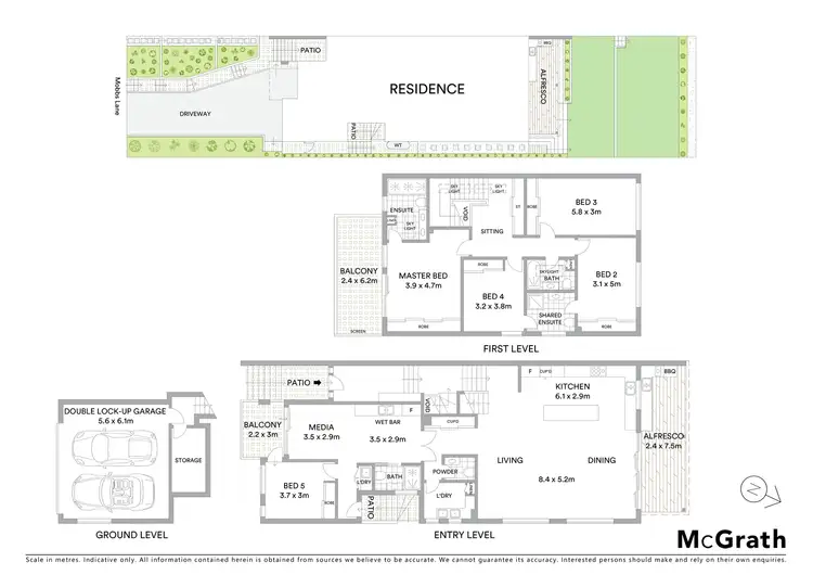 Floorplan of Homely semi-detached listing, 21A Mobbs Lane, Carlingford NSW 2118