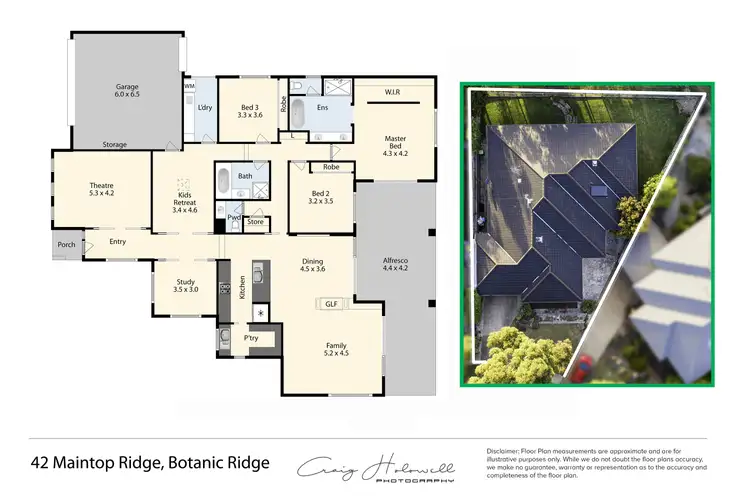 Floorplan of Homely house listing, 42 Maintop Ridge, Botanic Ridge VIC 3977