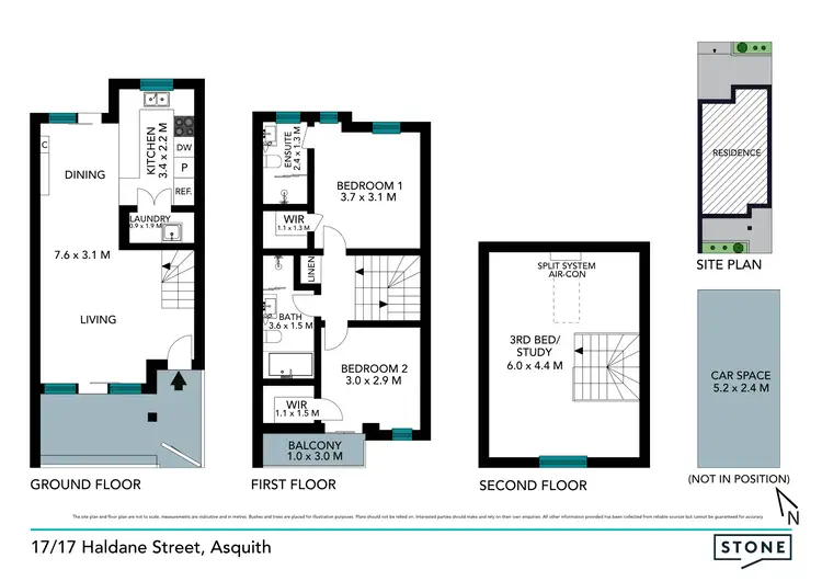 Floorplan of Homely townhouse listing, 17/17 Haldane Street, Asquith NSW 2077