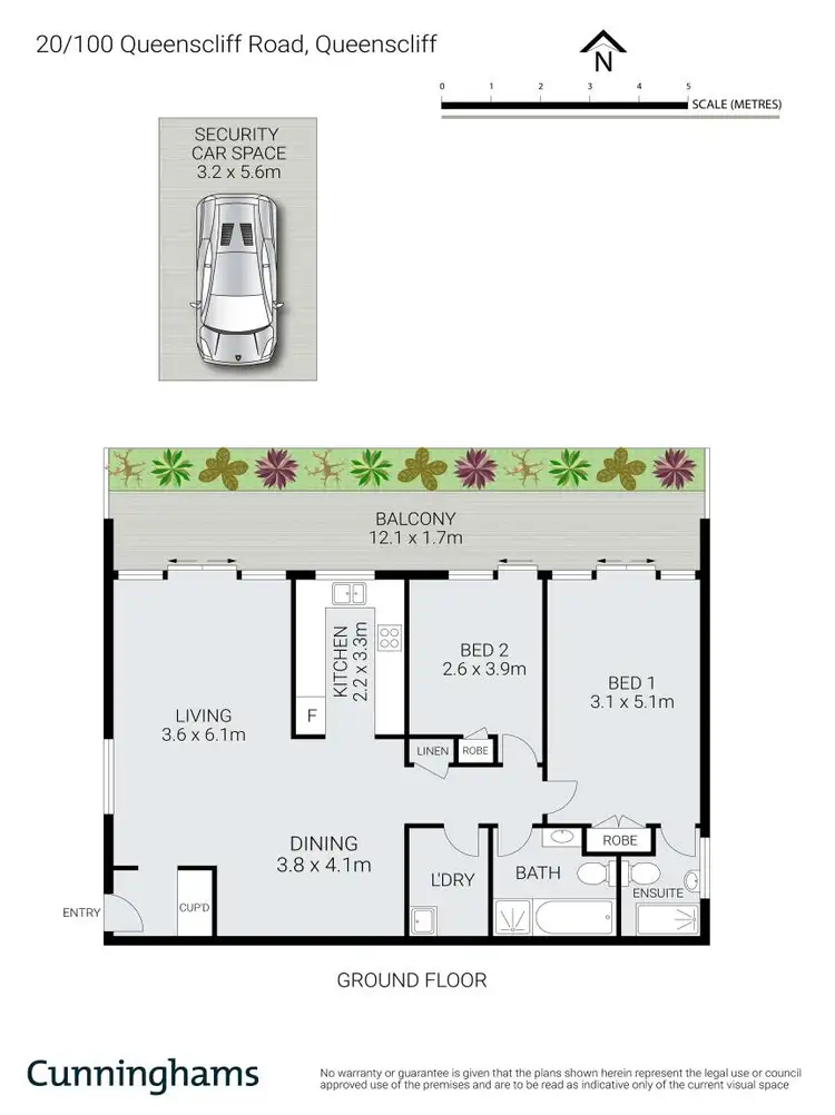 Floorplan of Homely apartment listing, 20/100-106 Queenscliff Road, Queenscliff NSW 2096