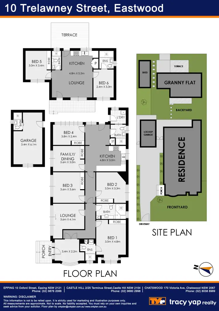 Floorplan of Homely house listing, 10 Trelawney Street, Eastwood NSW 2122