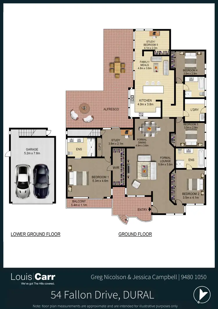 Floorplan of Homely house listing, 54 Fallon Drive, Dural NSW 2158