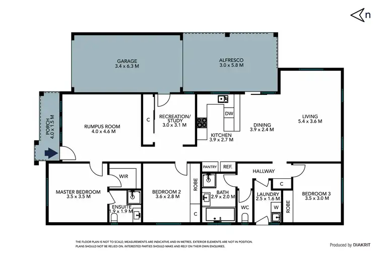 Floorplan of Homely house listing, 14 Alhambra Drive, Epping VIC 3076