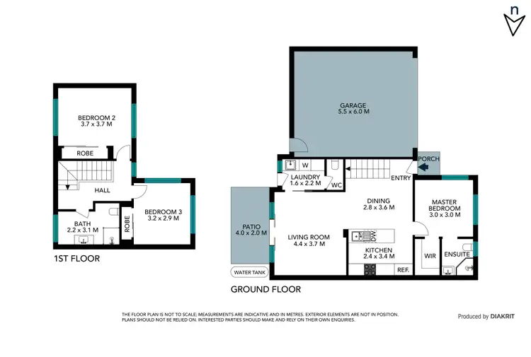 Floorplan of Homely townhouse listing, 2/6 MacKey Street, Lalor VIC 3075