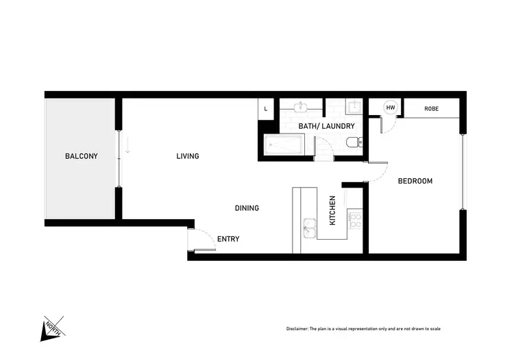 Floorplan of Homely apartment listing, 41/7 Empire Circuit, Forrest ACT 2603