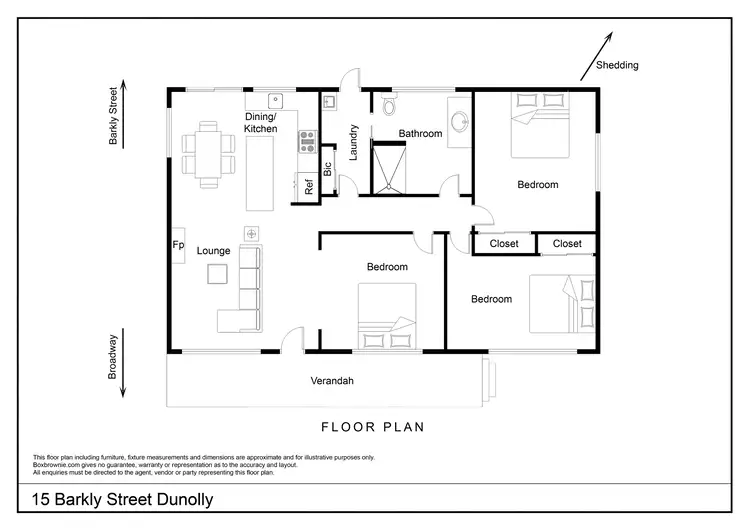 Floorplan of Homely house listing, 15 Barkly Street, Dunolly VIC 3472
