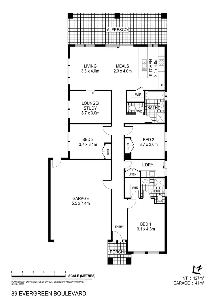 Floorplan of Homely house listing, 89 Evergreen Boulevard, Jackass Flat VIC 3556