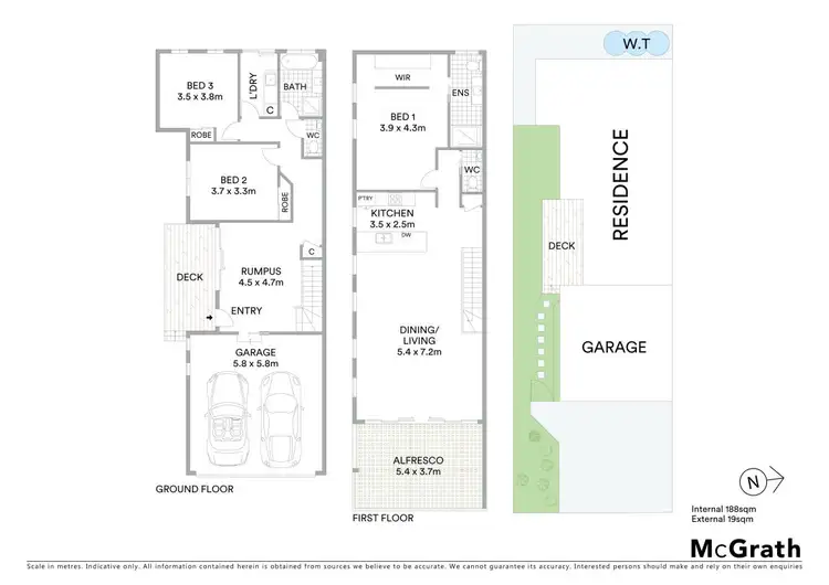 Floorplan of Homely townhouse listing, 2/46 Fripp Lane, Ballina NSW 2478