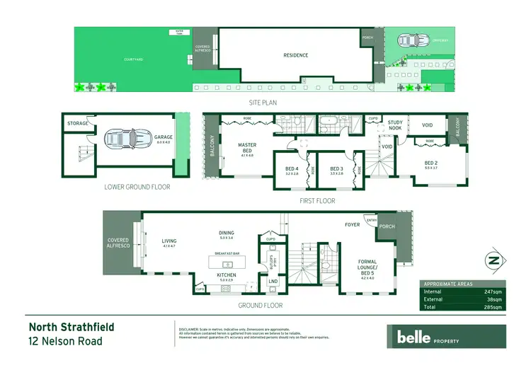 Floorplan of Homely semi-detached listing, 1/12 Nelson Road, North Strathfield NSW 2137