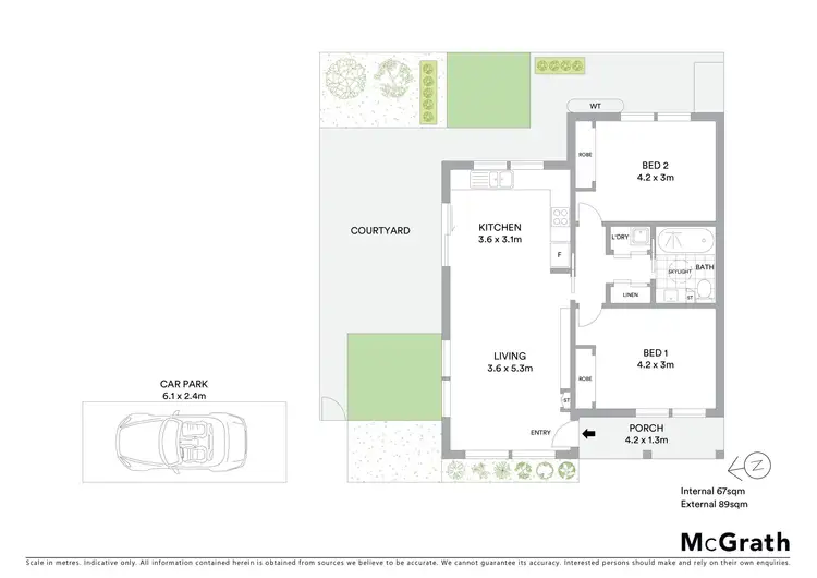 Floorplan of Homely unit listing, 6/6-8 Stafford Street, Herne Hill VIC 3218
