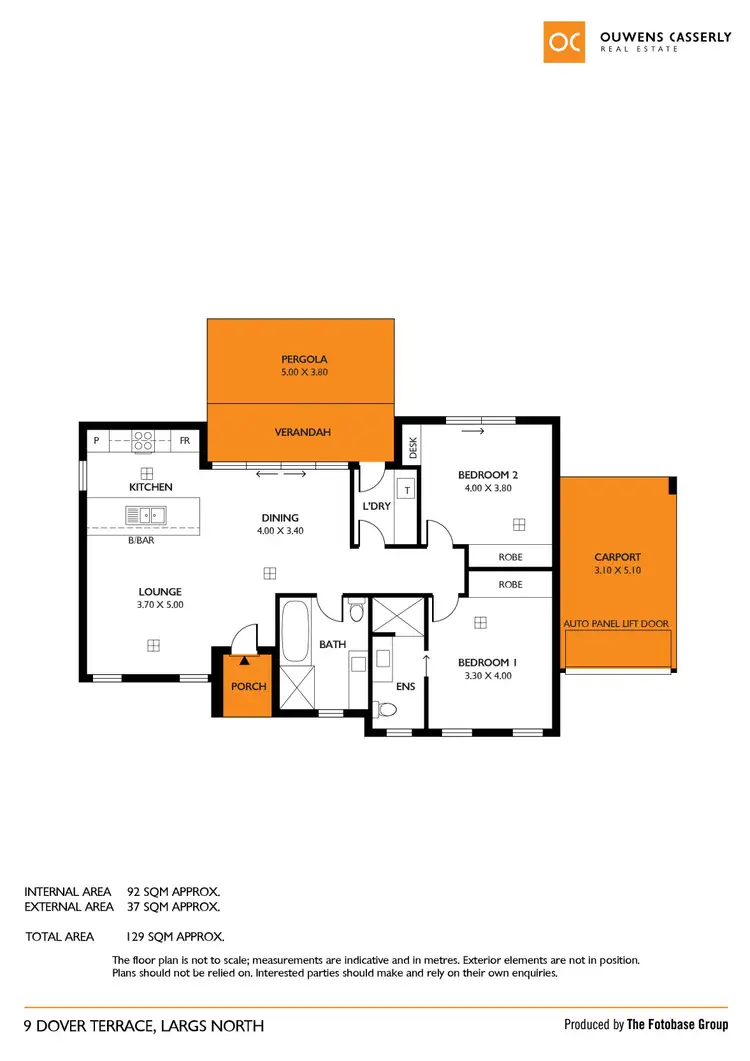 Floorplan of Homely house listing, 9 Dover Terrace, Largs North SA 5016