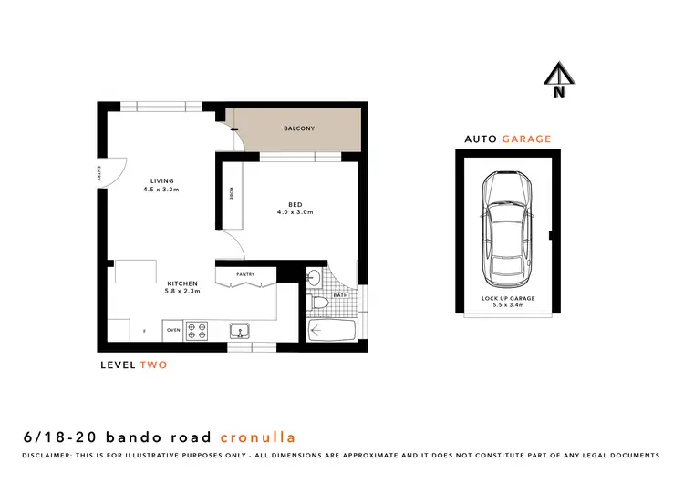 Floorplan of Homely apartment listing, 6/18-20 Bando Road, Cronulla NSW 2230