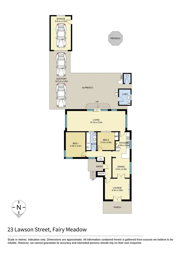 Floorplan of Homely house listing, 23 Lawson Street, Fairy Meadow NSW 2519