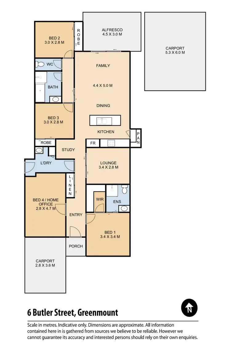 Floorplan of Homely house listing, 6 Butler Street, Greenmount QLD 4359