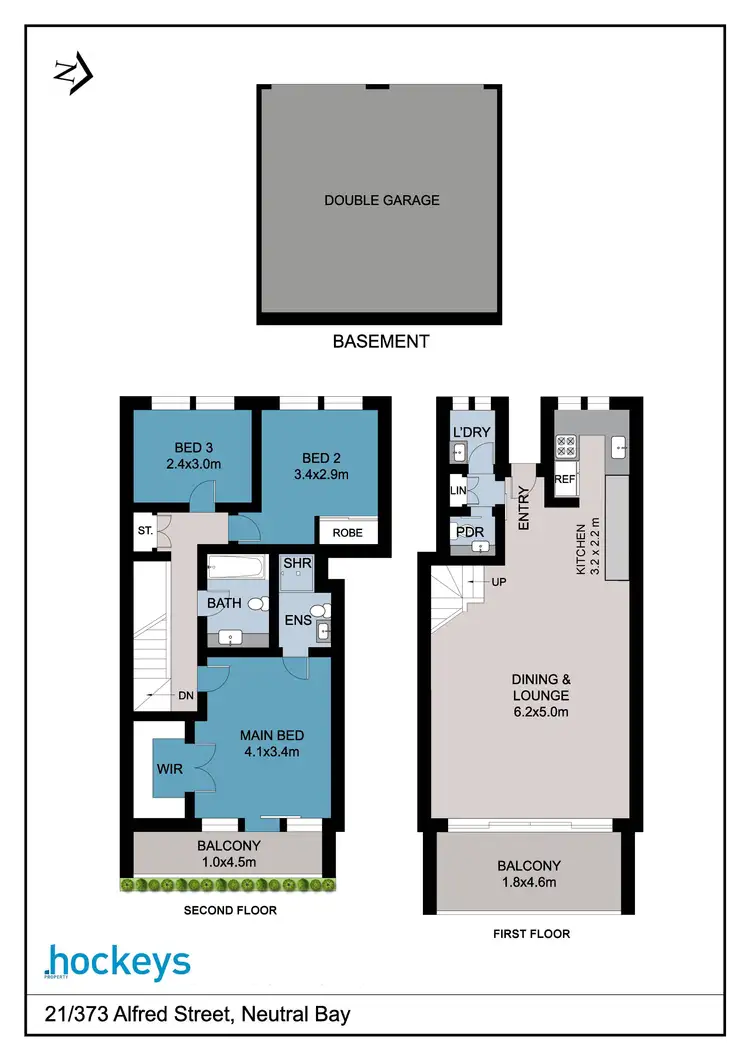 Floorplan of Homely apartment listing, 21/373 Alfred Street, Neutral Bay NSW 2089