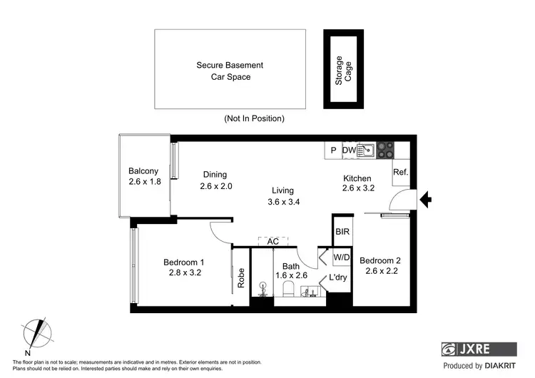 Floorplan of Homely apartment listing, 708/470 St Kilda Road, Melbourne VIC 3004