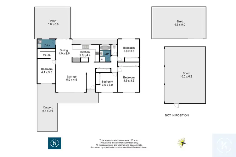 Floorplan of Homely house listing, 6 Barker Street, Tocumwal NSW 2714
