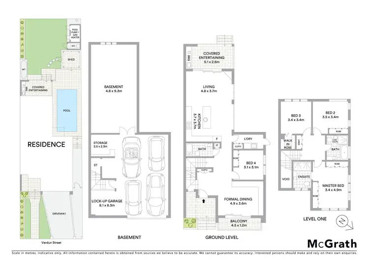Floorplan of Homely semi-detached listing, 41a Verdun Street, Bexley NSW 2207