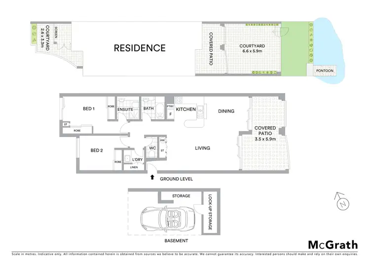 Floorplan of Homely unit listing, 4/57-59 River Esplanade, Mooloolaba QLD 4557