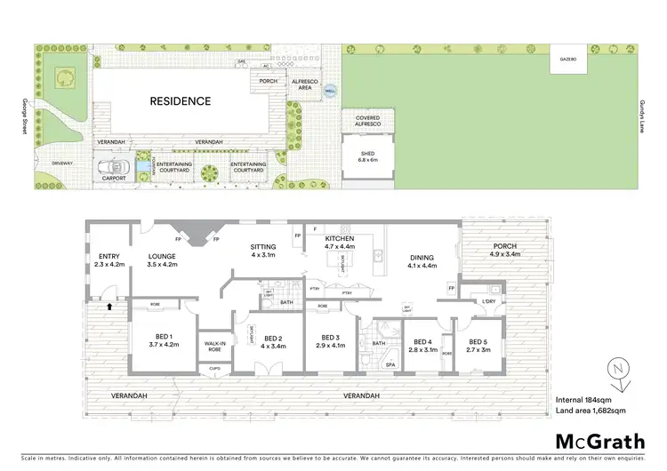 Floorplan of Homely house listing, 40 George Street, Mudgee NSW 2850