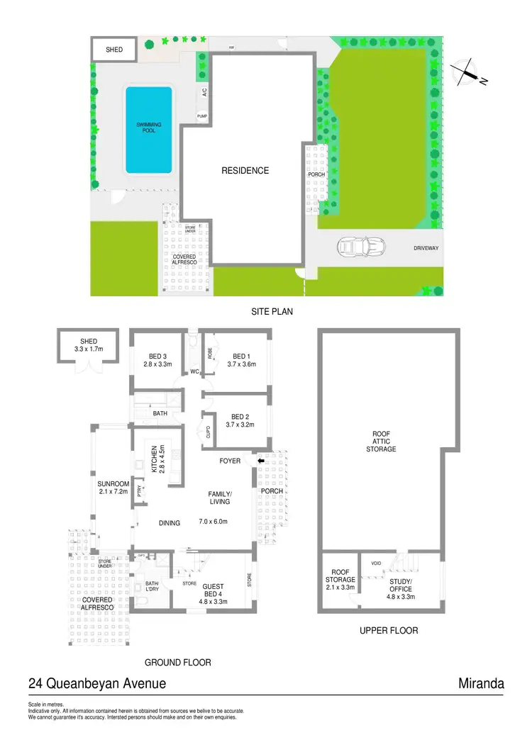 Floorplan of Homely house listing, 24 Queanbeyan Avenue, Miranda NSW 2228