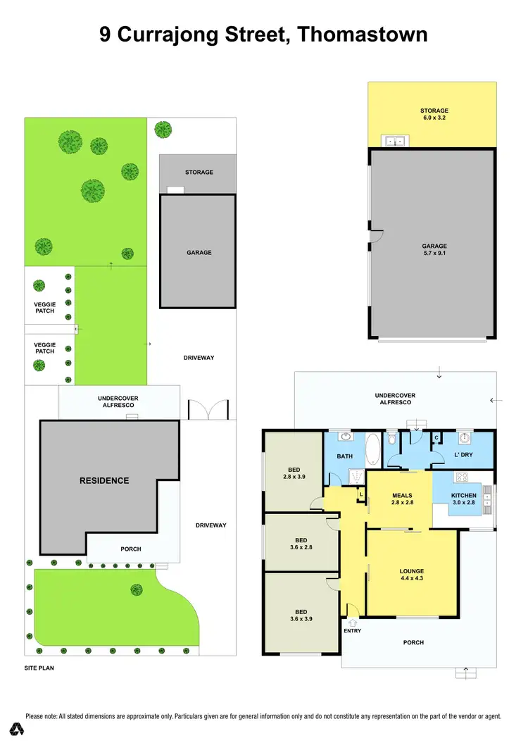 Floorplan of Homely house listing, 9 Currajong Street, Thomastown VIC 3074