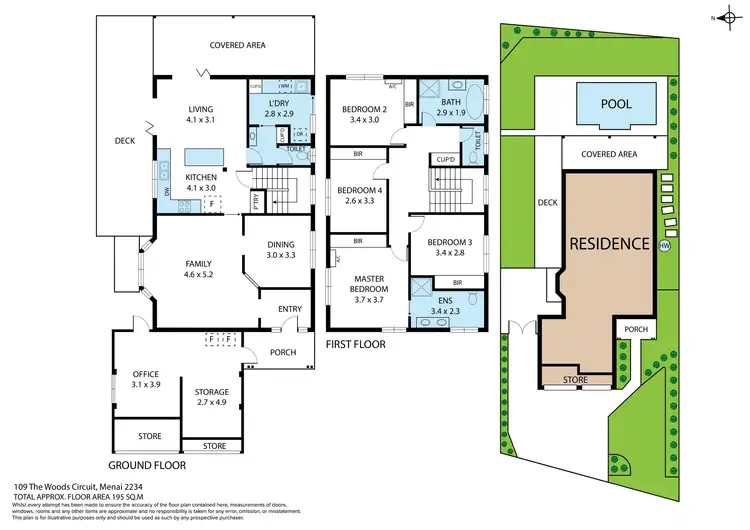 Floorplan of Homely house listing, 109 The Woods Circuit, Menai NSW 2234