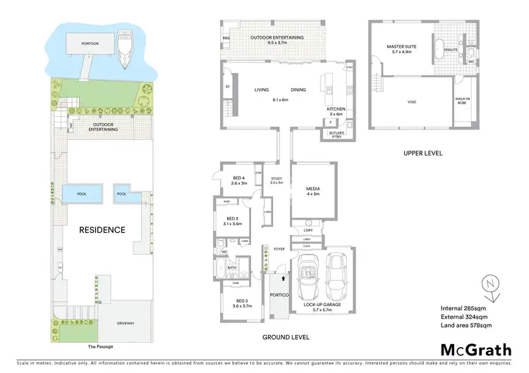 Floorplan of Homely house listing, 48 The Passage, Pelican Waters QLD 4551