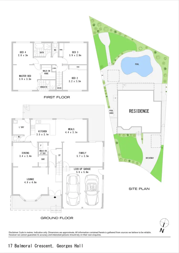 Floorplan of Homely house listing, 17 Balmoral Crescent, Georges Hall NSW 2198