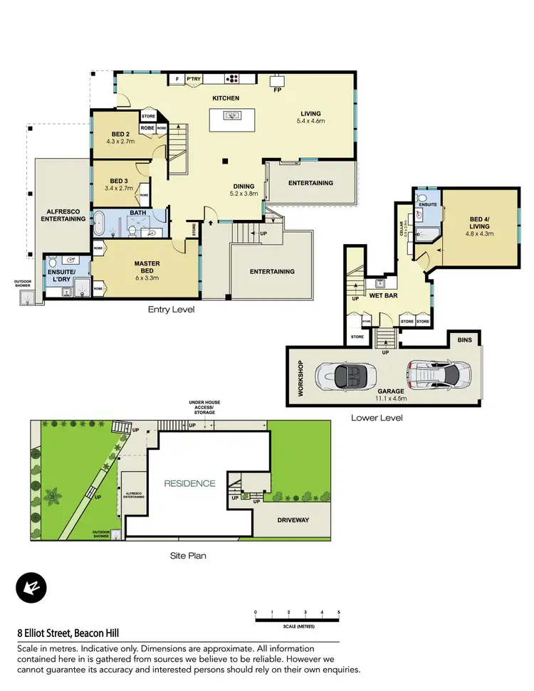 Floorplan of Homely house listing, 8 Elliot Street, Beacon Hill NSW 2100