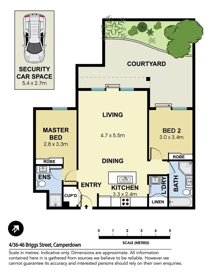 Floorplan of Homely unit listing, 4/36-46 Briggs Street, Camperdown NSW 2050