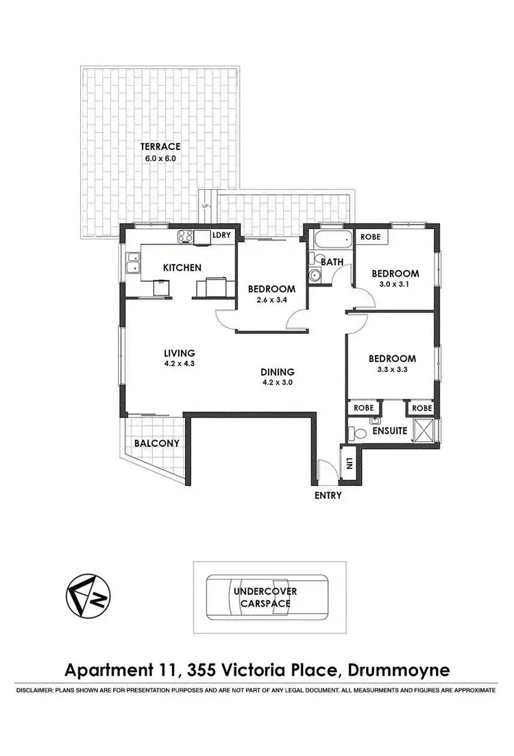 Floorplan of Homely apartment listing, 11/355 Victoria Place, Drummoyne NSW 2047