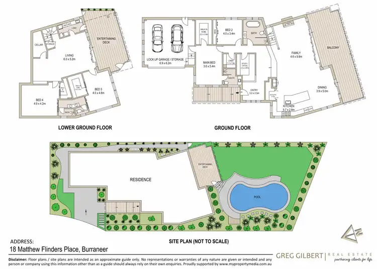 Floorplan of Homely house listing, 18 Matthew Flinders Place, Burraneer NSW 2230