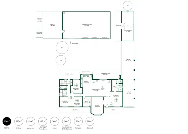 Floorplan of Homely house listing, 6 Evans Street, Woodside SA 5244