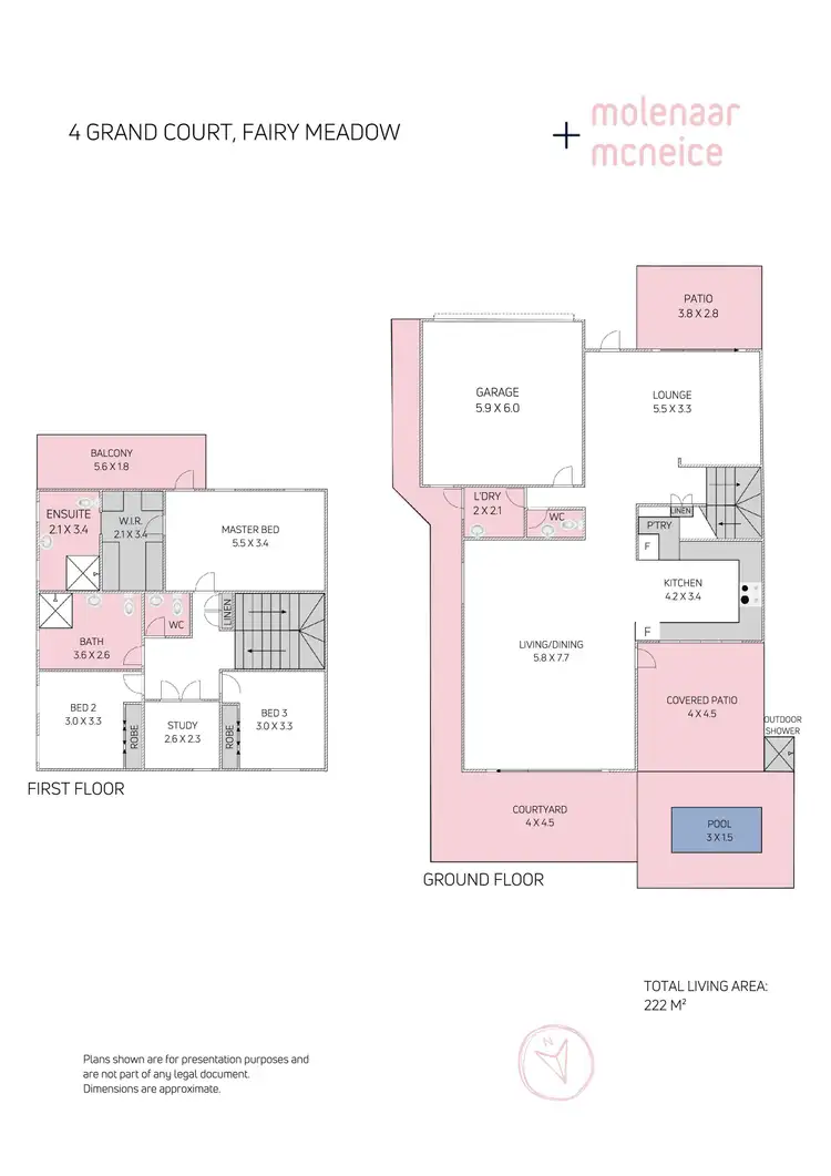 Floorplan of Homely house listing, 4 Grand Court, Fairy Meadow NSW 2519