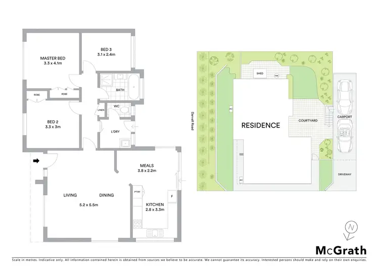Floorplan of Homely villa listing, 2/59D Darvall Road, West Ryde NSW 2114