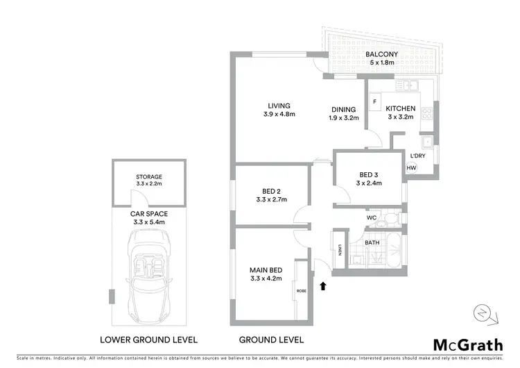 Floorplan of Homely apartment listing, 7/53 Ryde Road, Hunters Hill NSW 2110