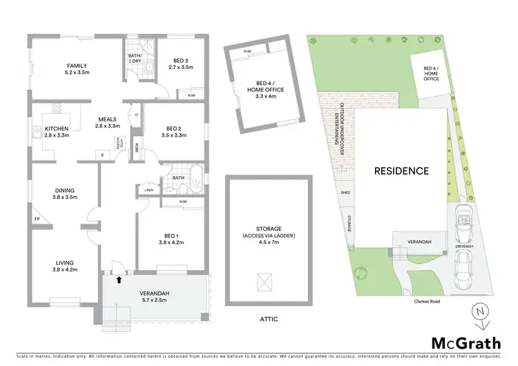Floorplan of Homely house listing, 1A Clarkes Road, Ramsgate NSW 2217