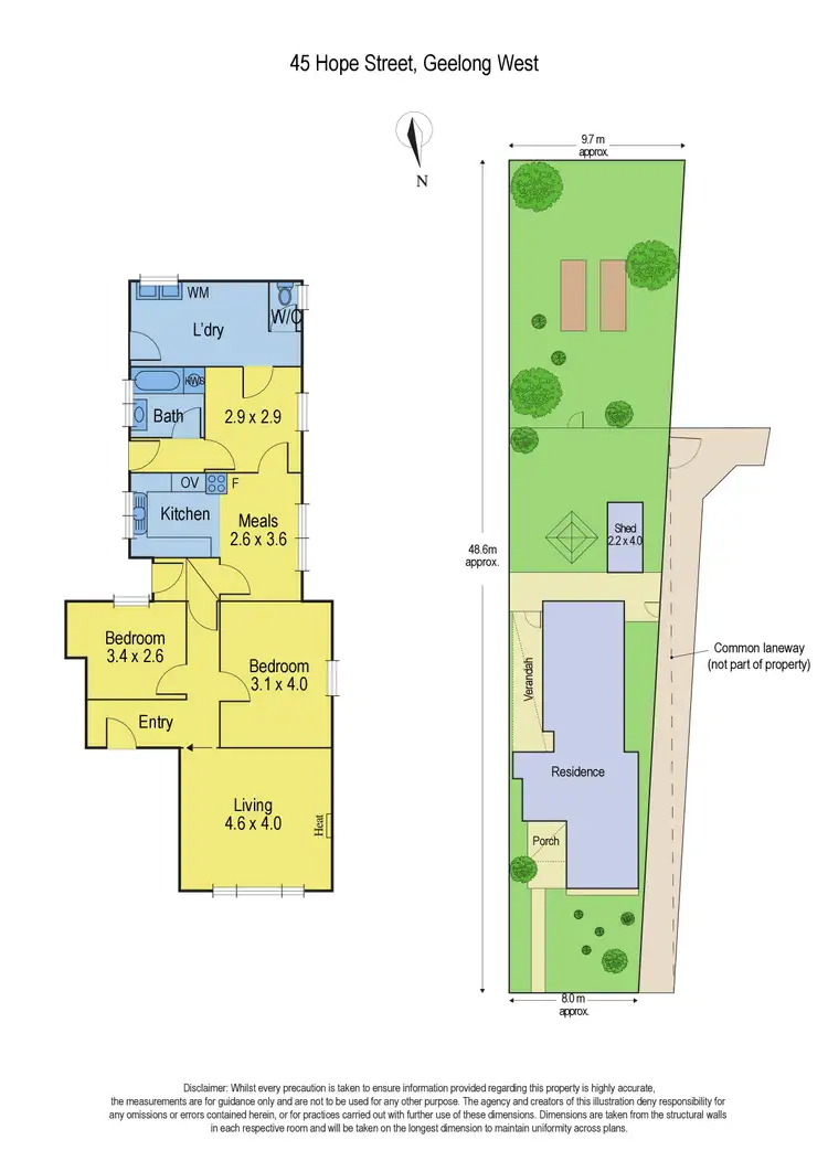 Floorplan of Homely house listing, 45 Hope Street, Geelong West VIC 3218