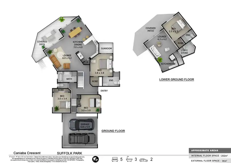 Floorplan of Homely house listing, 77 Caniaba Crescent, Suffolk Park NSW 2481